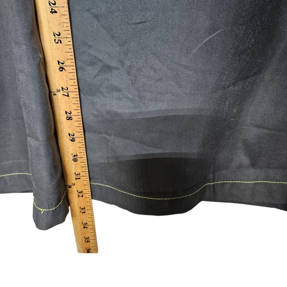 Kikwear Vintage 90s Y2k Wide Leg Rave Baggy Pants Neon Reflective Skater Rare 38